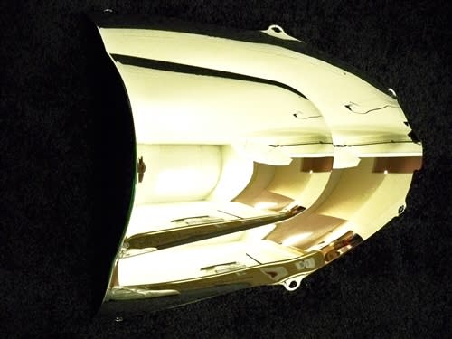 KAWASAKI ZX9R 00-03 CHROME PLATED WINDSCREEN KAWASAKI ZX9R 00-03 CHROME PLATED WINDSCREEN